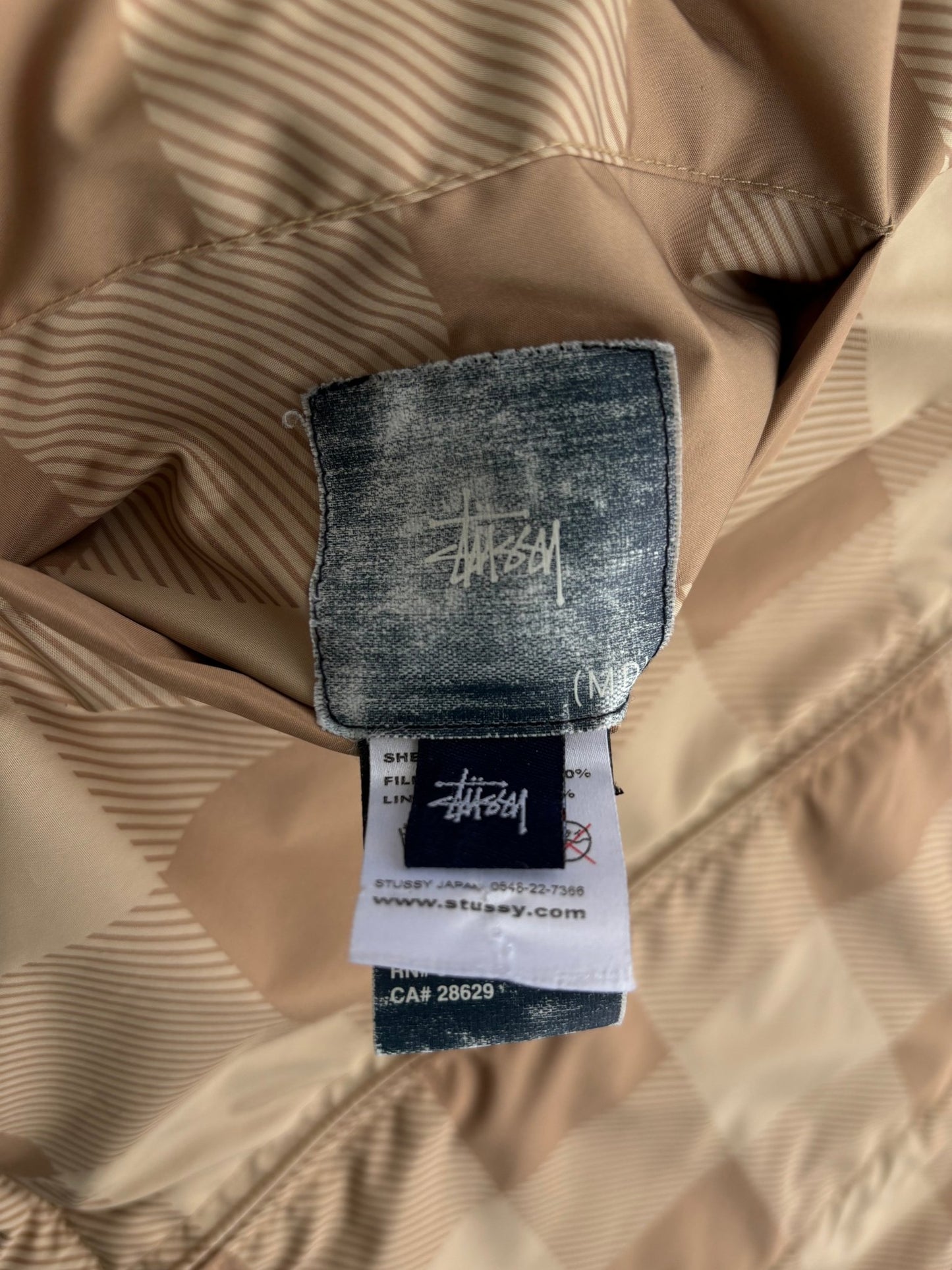 Stussy reversible checker jacket (M)