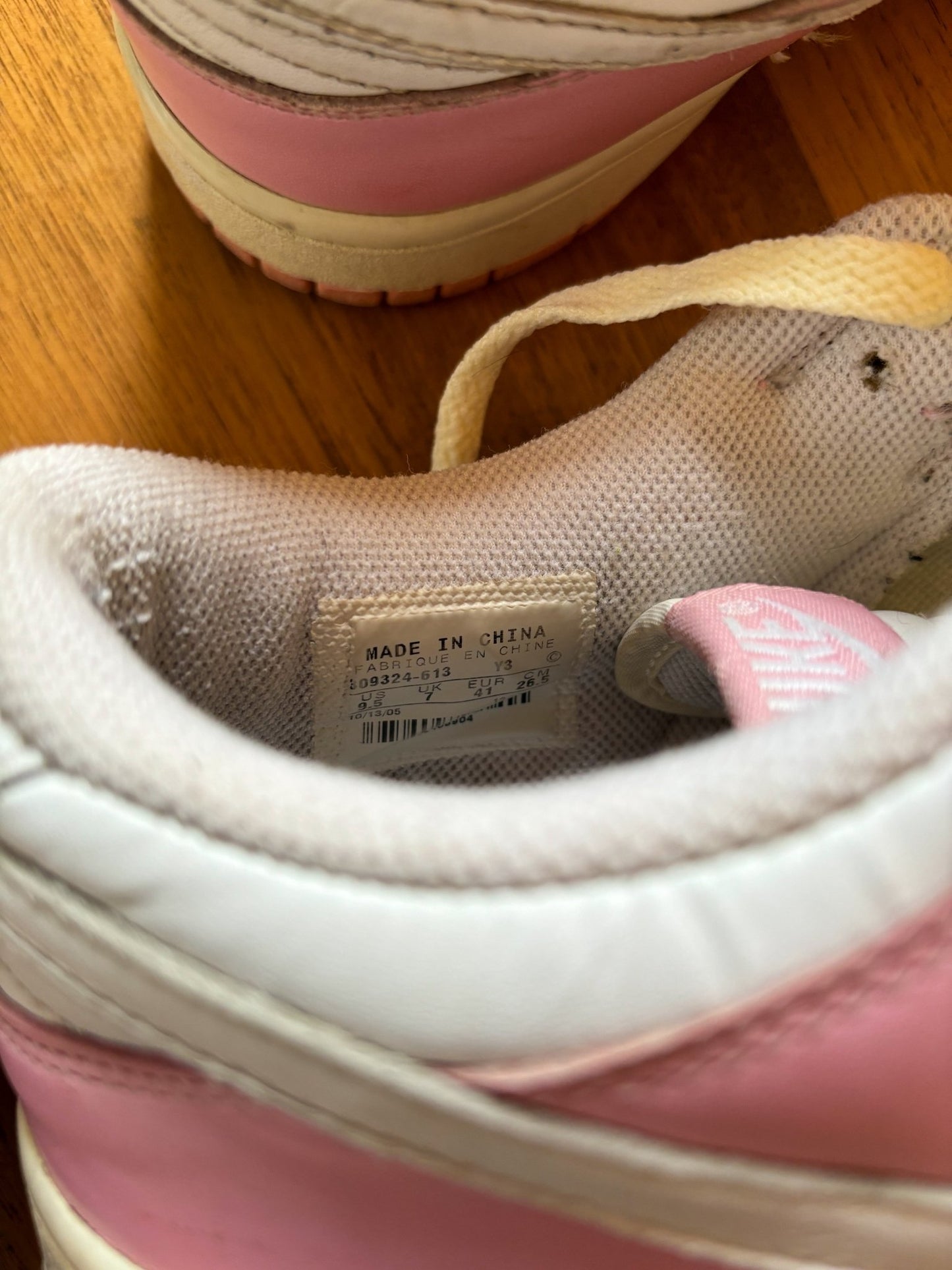 Nike dunk low real pink 2005