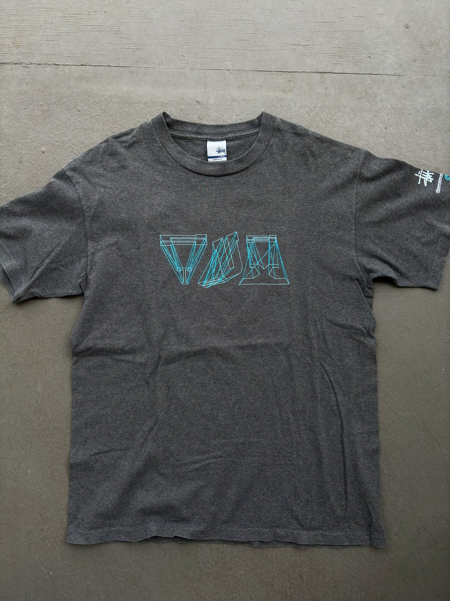 Stussy optical illusion tee (M)