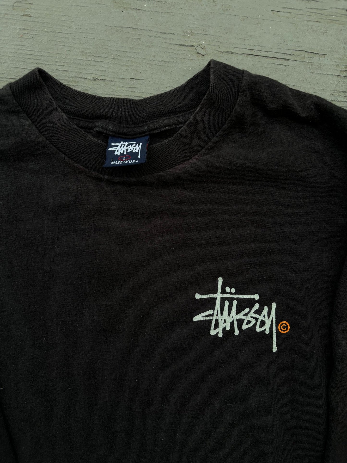 Stussy classic logo long-sleeve (L)
