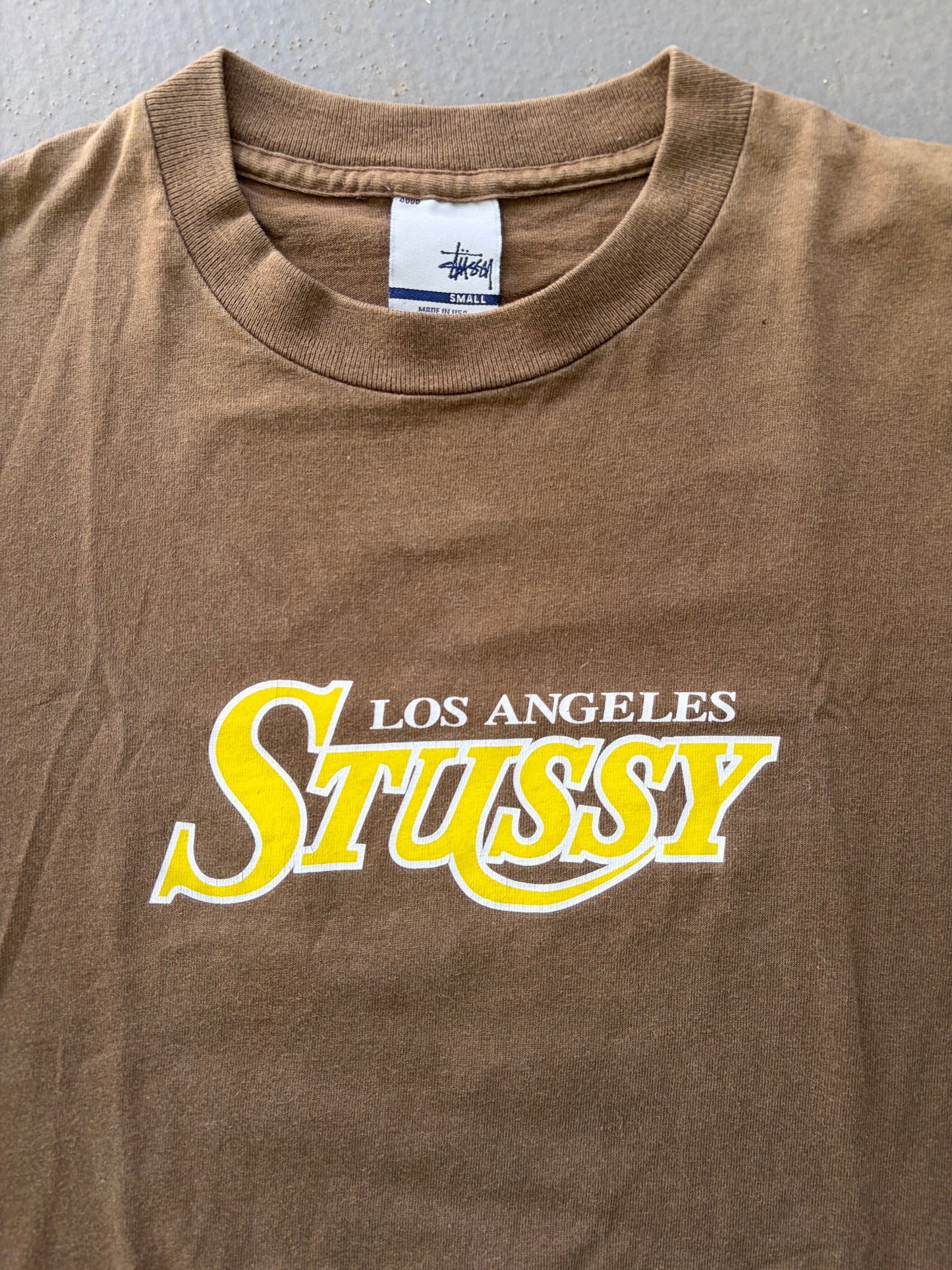 Stussy lakers logo tee