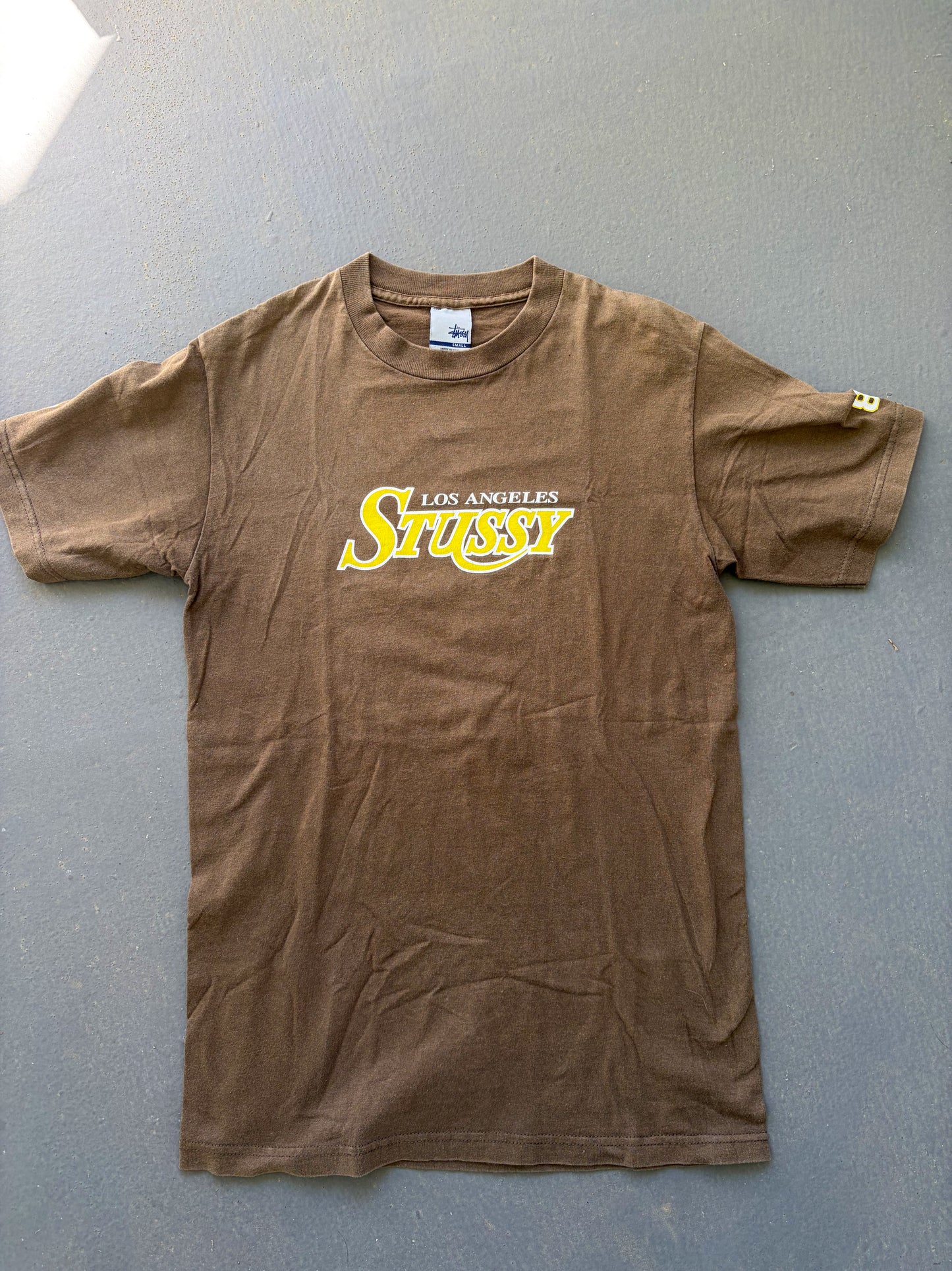 Stussy lakers logo tee