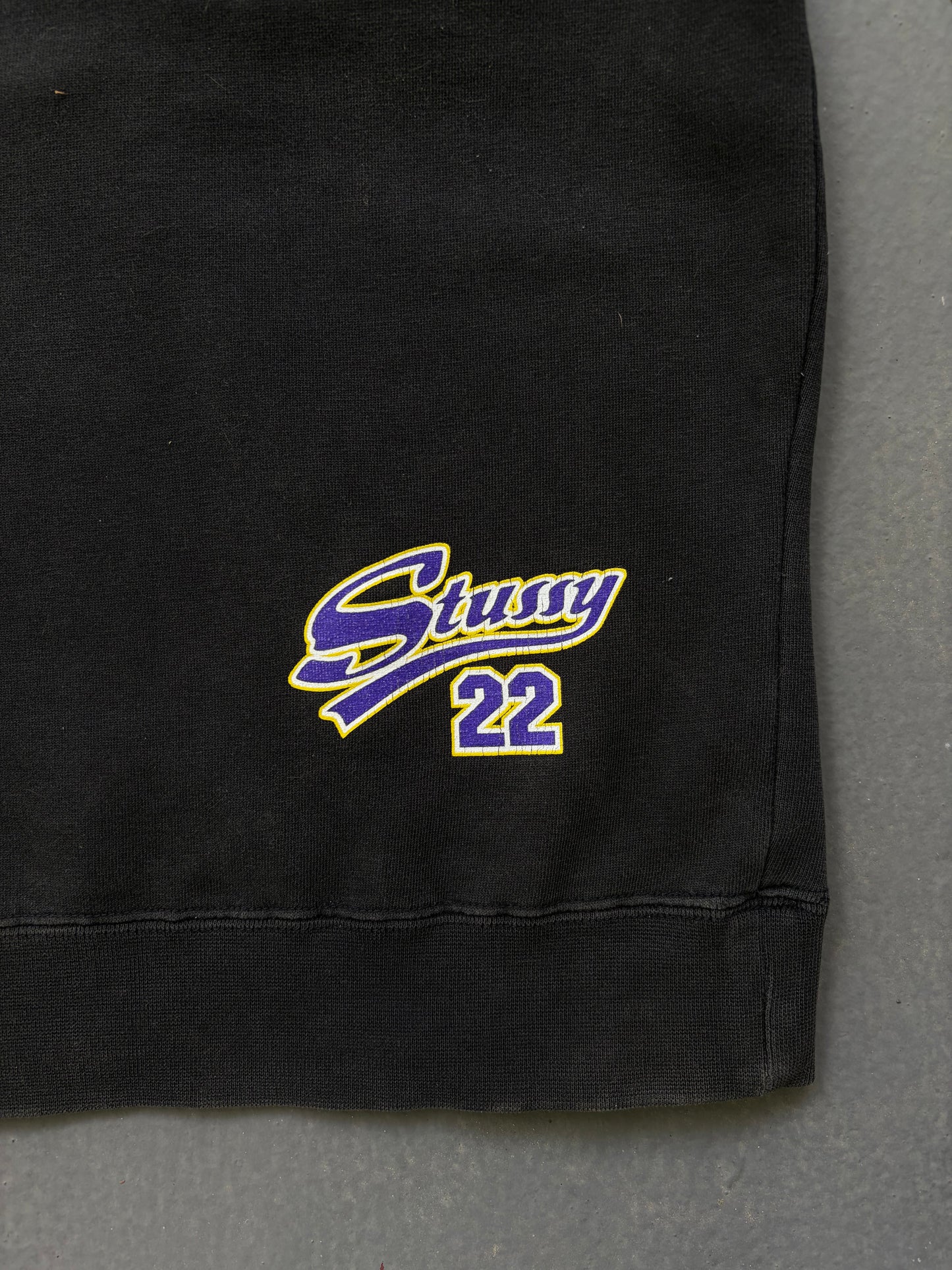 Stussy lakers logo hoodie