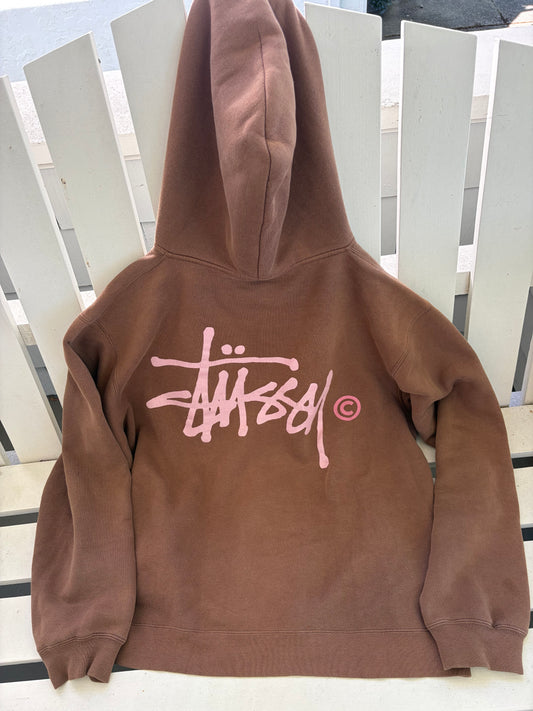 Pink logo zip up