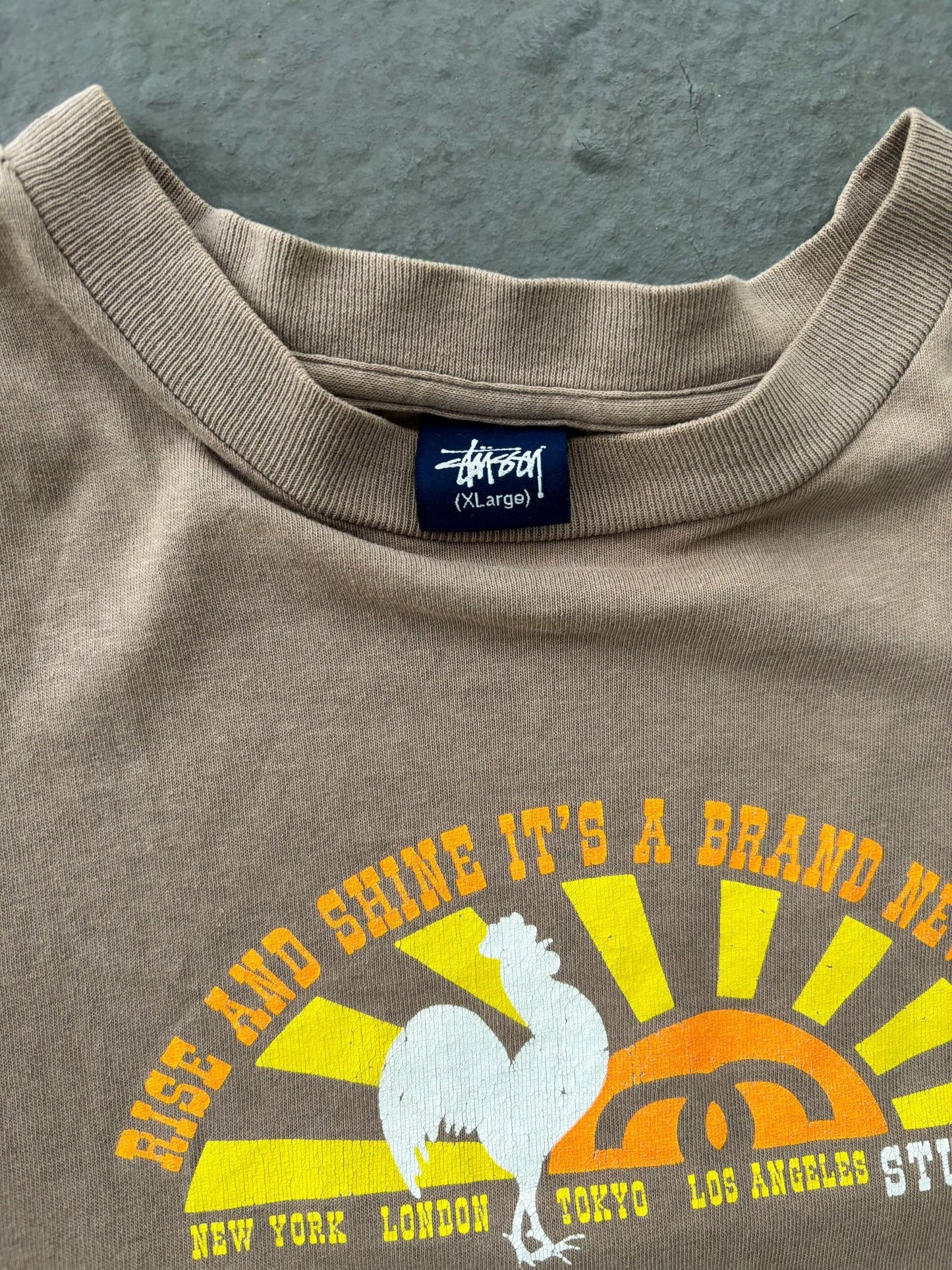 Stussy rise and shine tee (XL)