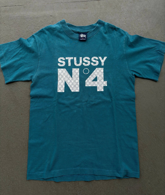 Vintage Stussy N4 LV logo 2001 (S)