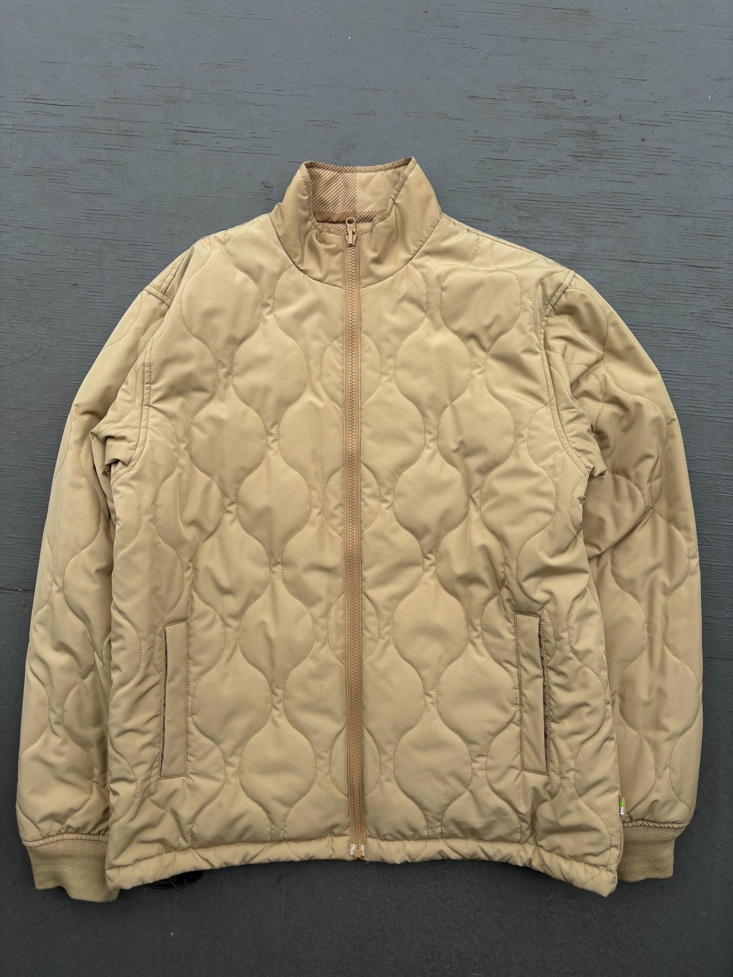 Stussy reversible checker jacket (M)