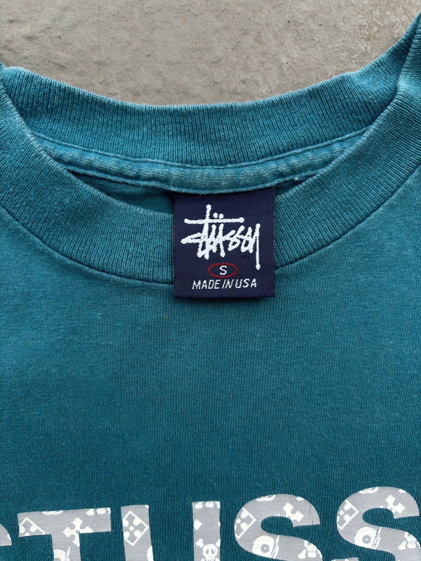 Vintage Stussy N4 LV logo 2001 (S)