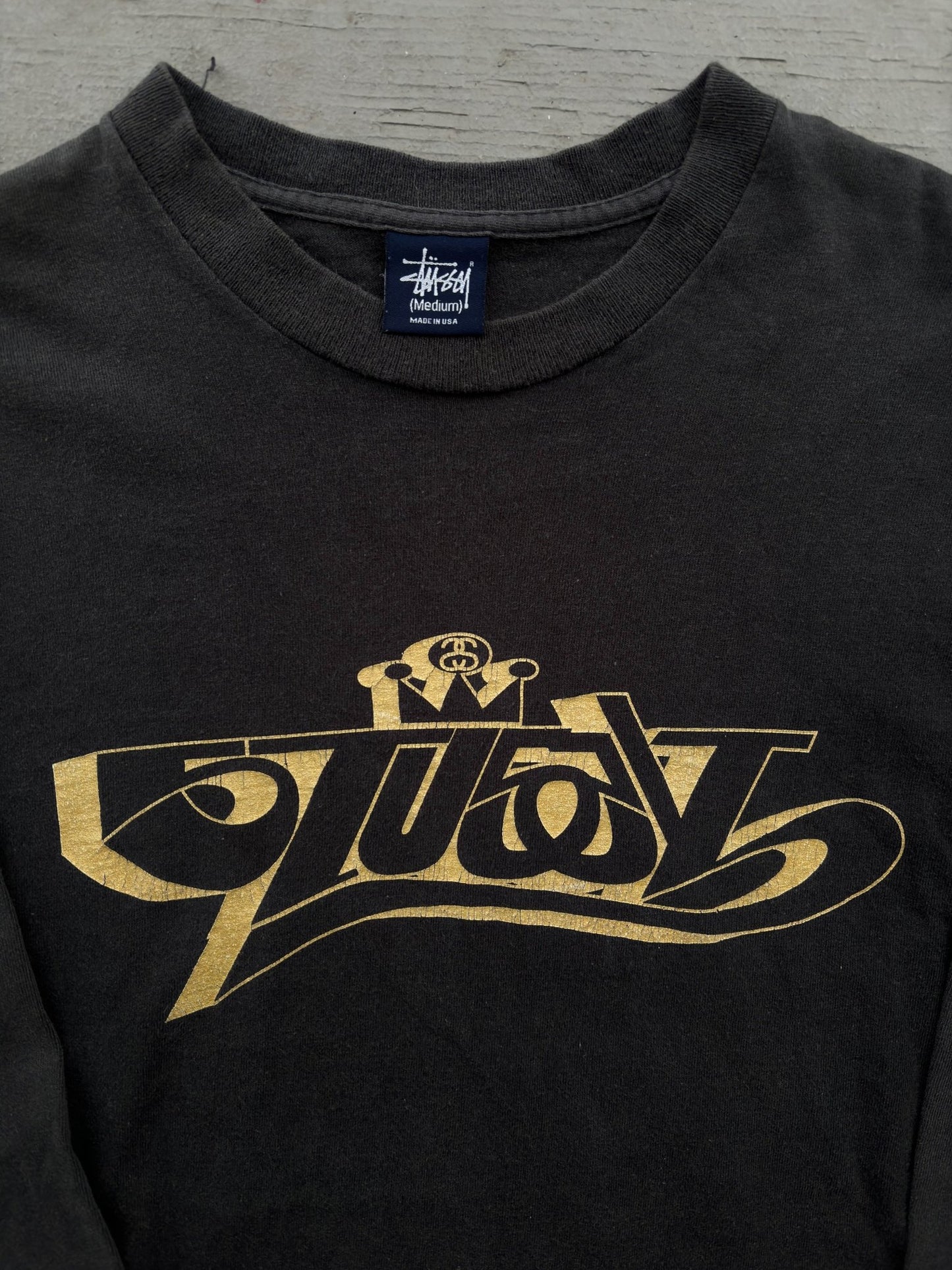 Stussy Crown logo long sleeve (M)