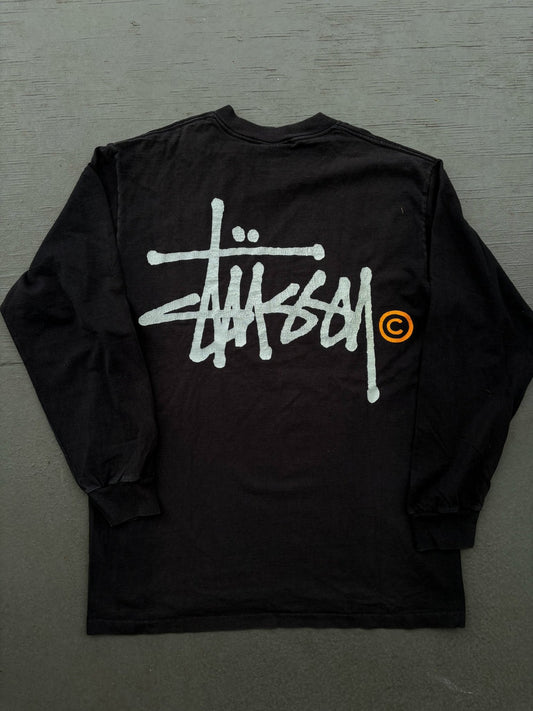 Stussy classic logo long-sleeve (L)